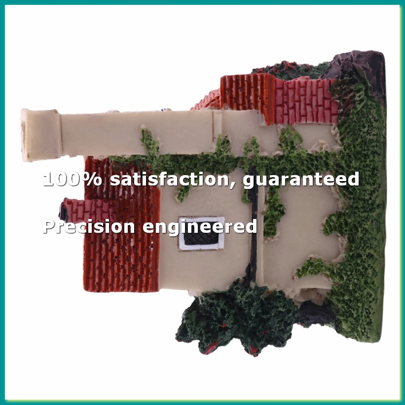 Home Decor Garden - Uroczy Mini Domek z Żywicy Miniaturowy
