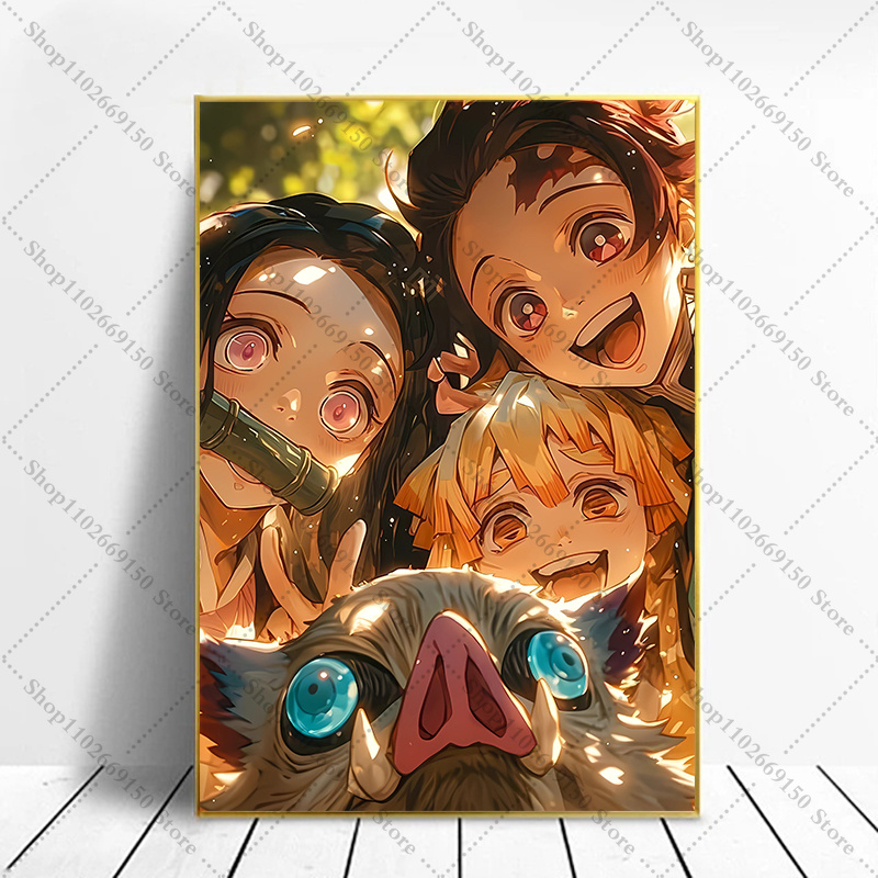 Home Decor Canvas - Kreatywne obrazy anime, akcesoria do dekoracji