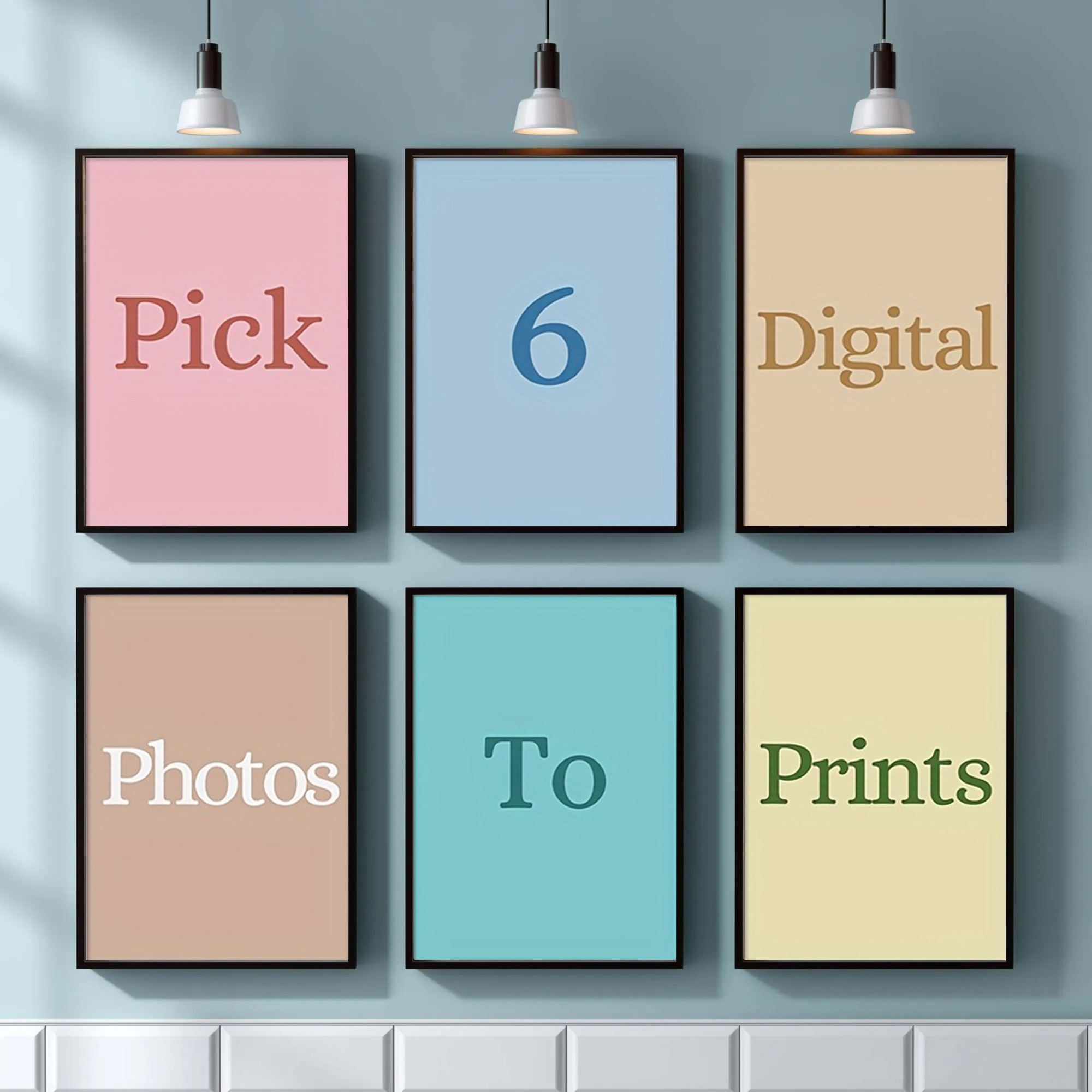 Home Decor Foto - 4/5/6 szt. Personalizowany druk na płótnie