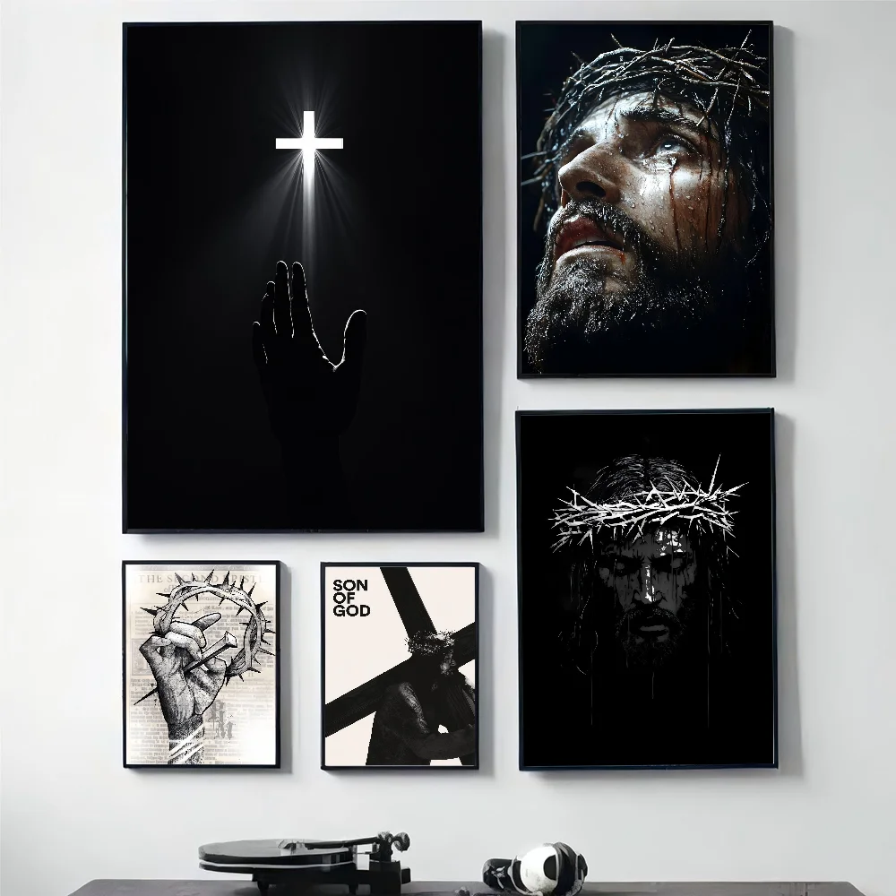 Home Decor Jesus - Syn Boży Jezus Krzyż Święta Lampa,