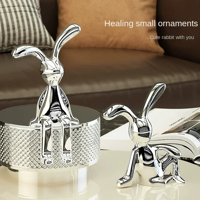 Home Decor Modern Organic - [MGT] oryginalność europa złoty srebrny królik