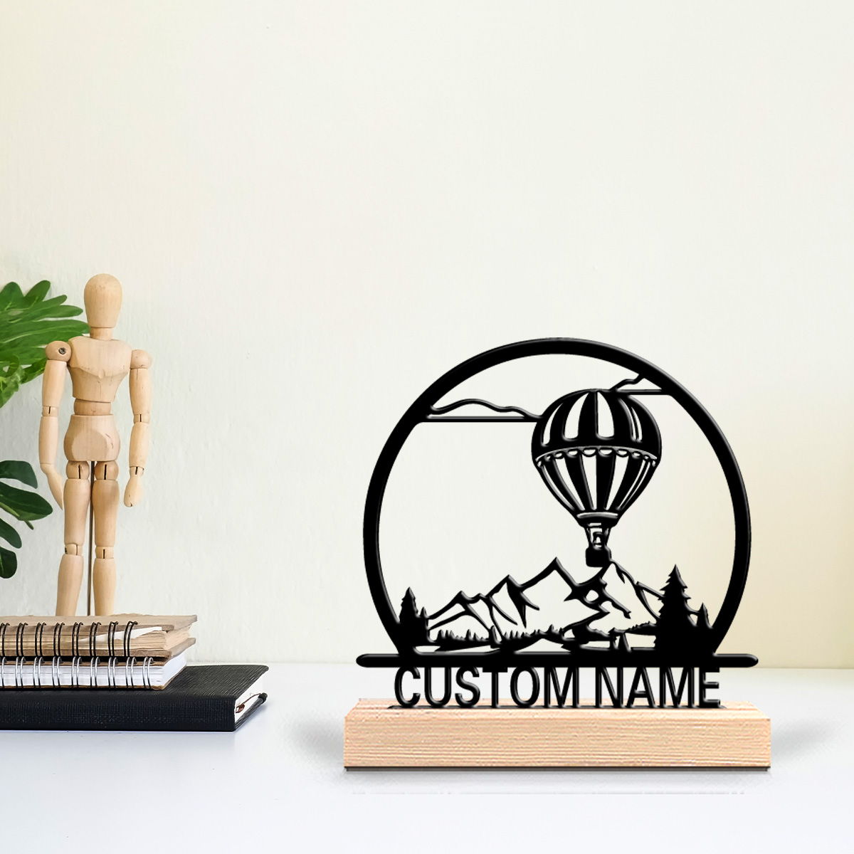 Home Decor Names - 1 szt. Balon na ogrzane powietrze