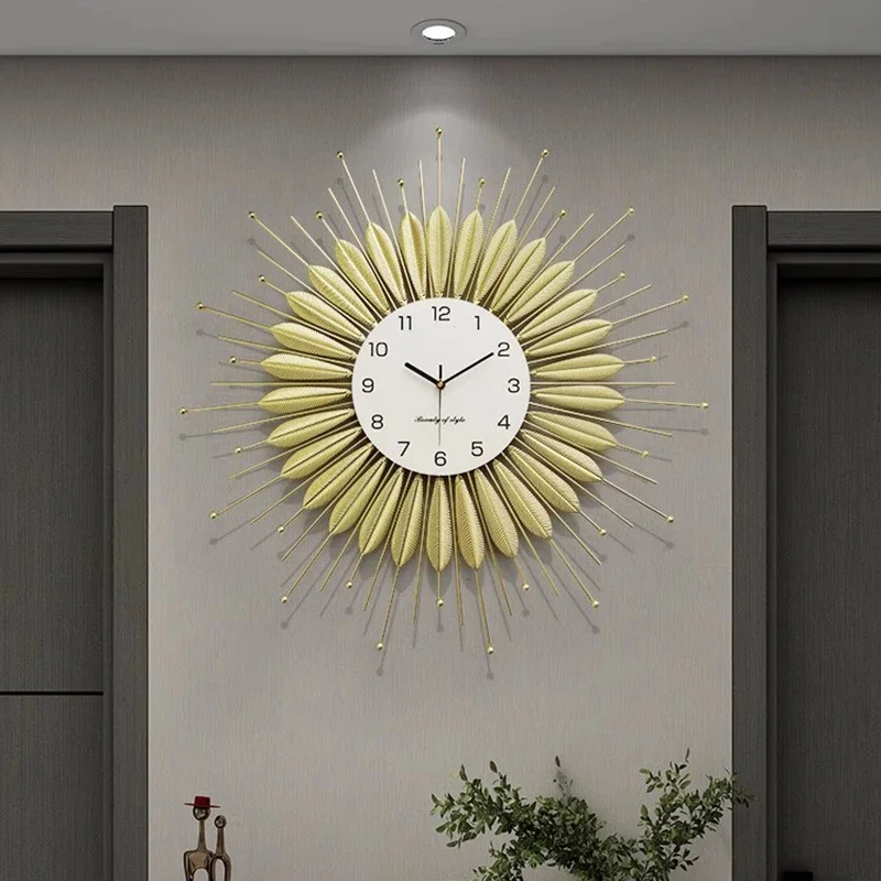 Home Decor Modern Organic - Zegar ścienny do salonu w stylu