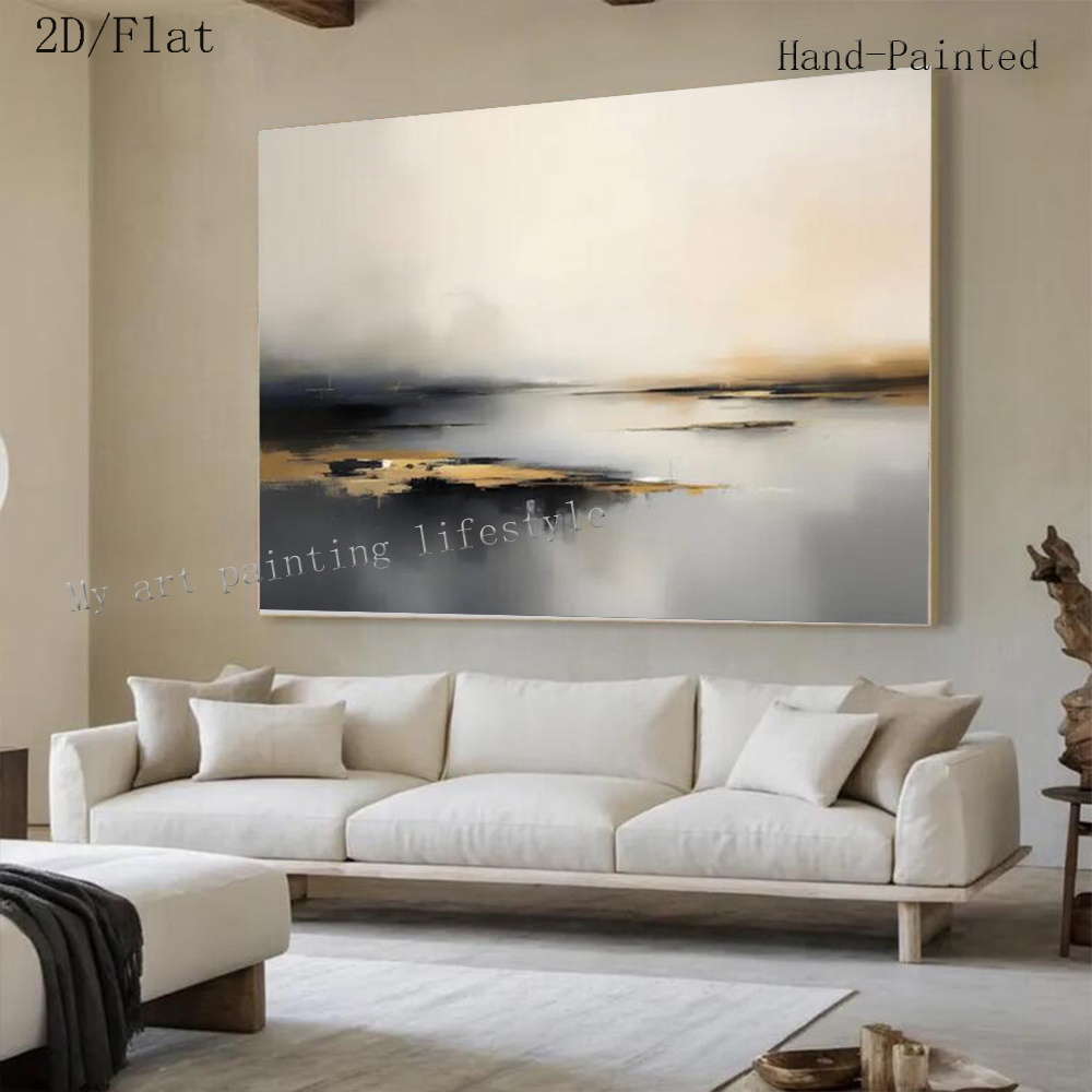 Home Decor Free Images - Duży abstrakcyjny obraz olejny ręcznie malowany,