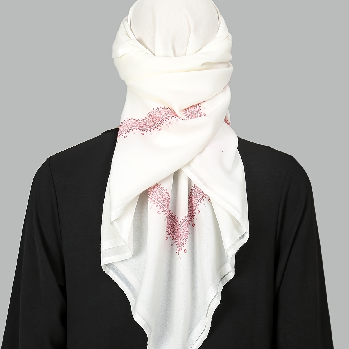 Home Decor Ramadan - 2025 modny etniczny szalik modlitewny -