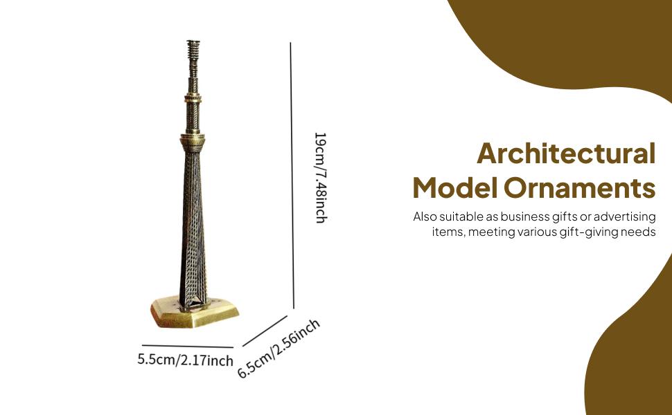 Home Decor Tokyo - Model Architektoniczny Tokyo Skytree 7,5 cala,