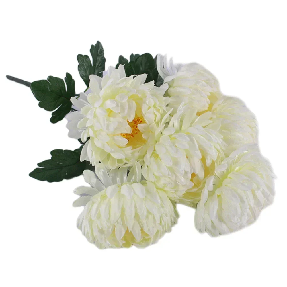 Home Decor Website - Wierzę Bud Notatki Sztuczna Roślina Chryzantema