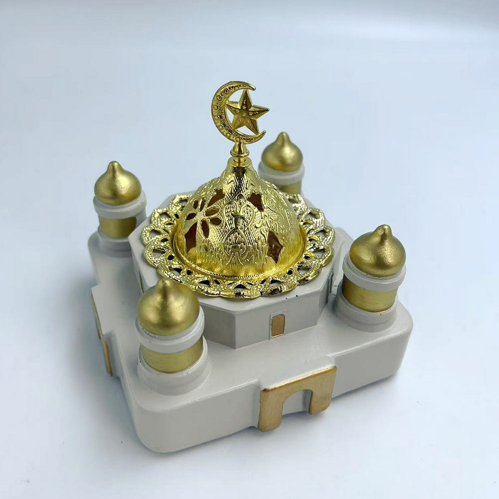 Home Decor Ramadan - Żywiczny Stojak na Kadzidła w Kształcie