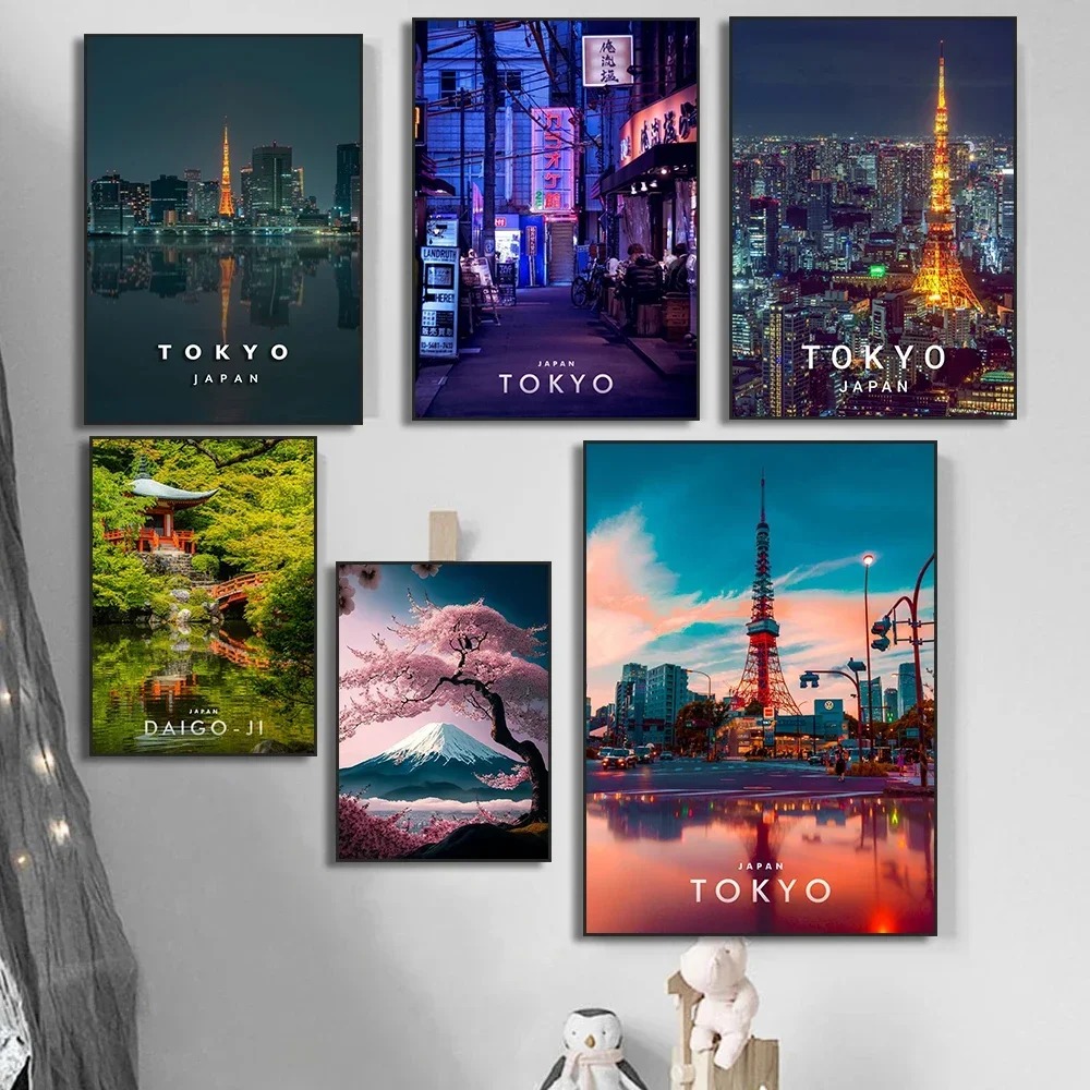 Home Decor Tokyo - Obraz na płótnie, dekoracja ścienna, Japonia,