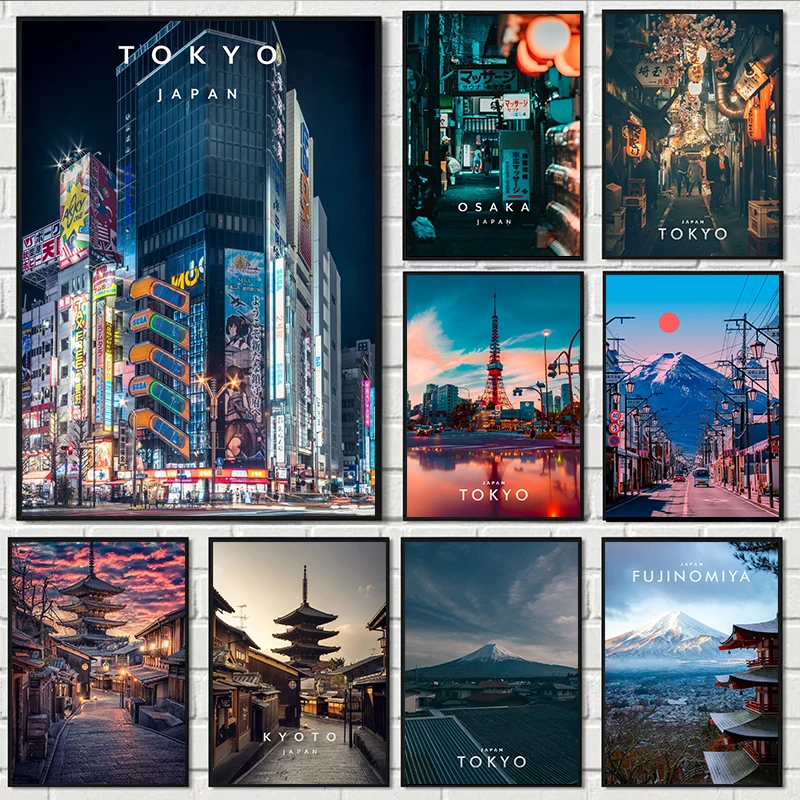 Home Decor Tokyo - Obraz na płótnie w stylu vintage