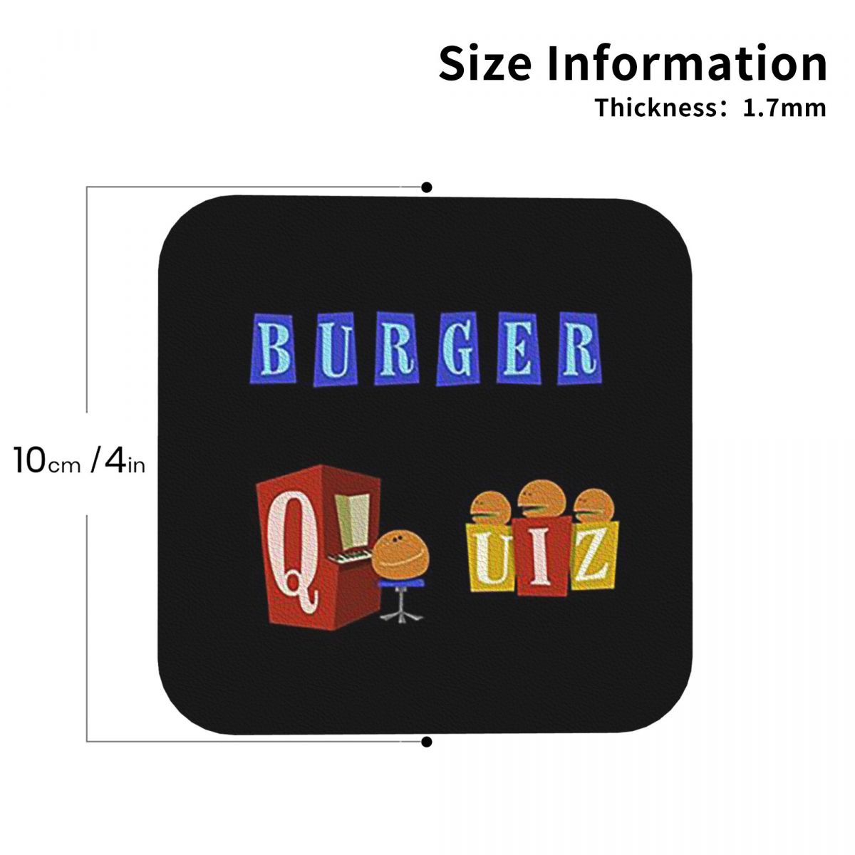 Home Decor Quiz - Quiz o burgerach Nowe logo Podkładki