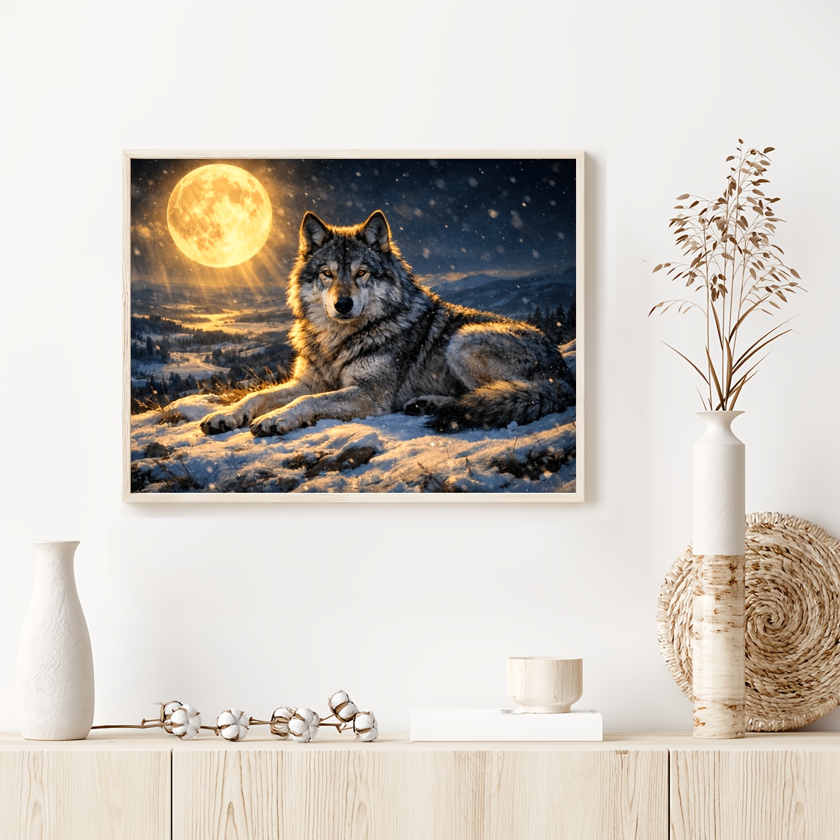 Home Decor Under 1000 - 500/1000/1200/2000 Elementów Puzzle dla Dorosłych Wilk