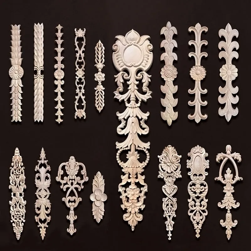 Home Decor Modern Organic - Drewniane aplikacje meblowe Luksusowa dekoracja salonu