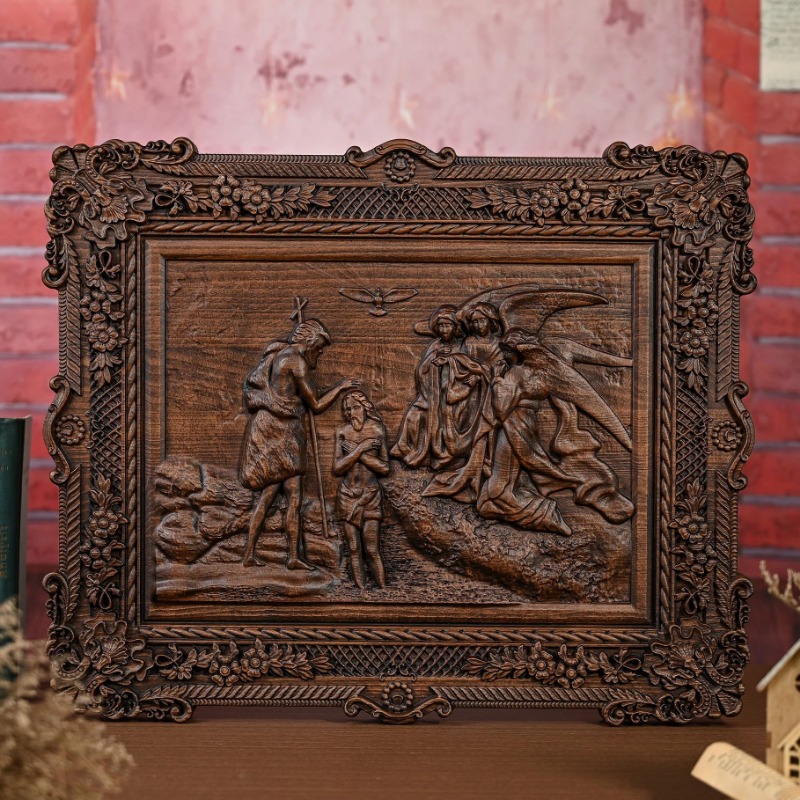 Ręcznie Robione Drewniane Rzeź – Home Decor Jesus recenzja i cena