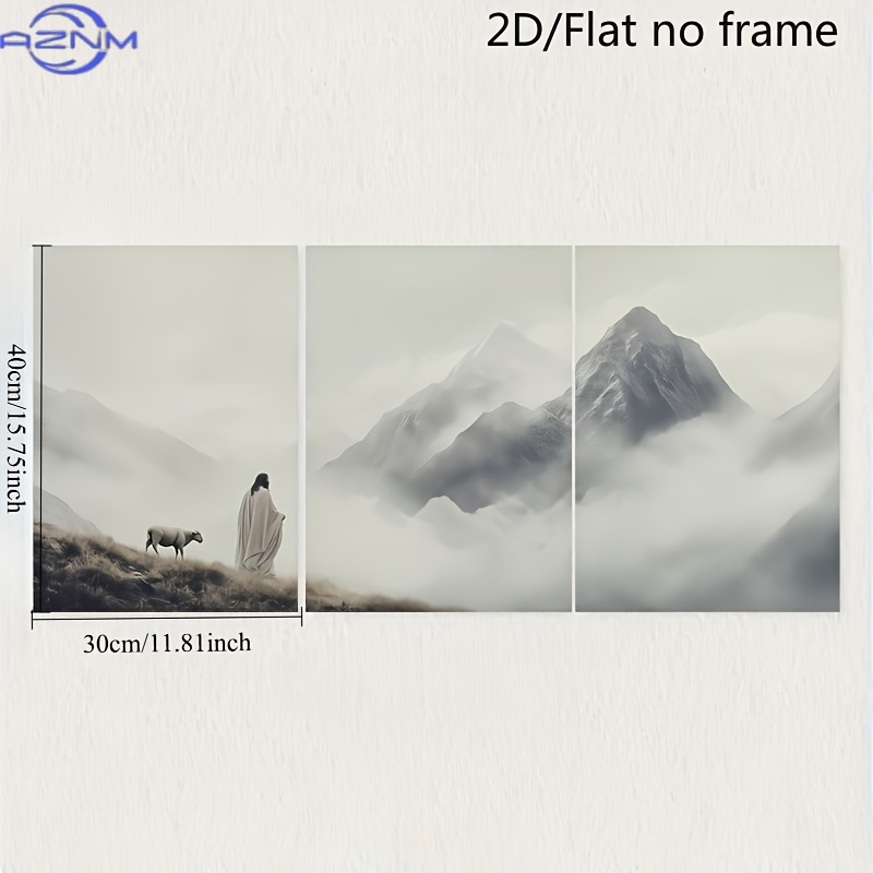 2D/PŁASKIE 3 szt. LakelzDecor  – Home Decor Jesus recenzja i cena