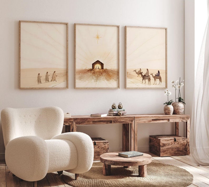3 szt./zestaw Wielkanocny Szop – Home Decor Jesus recenzja i cena