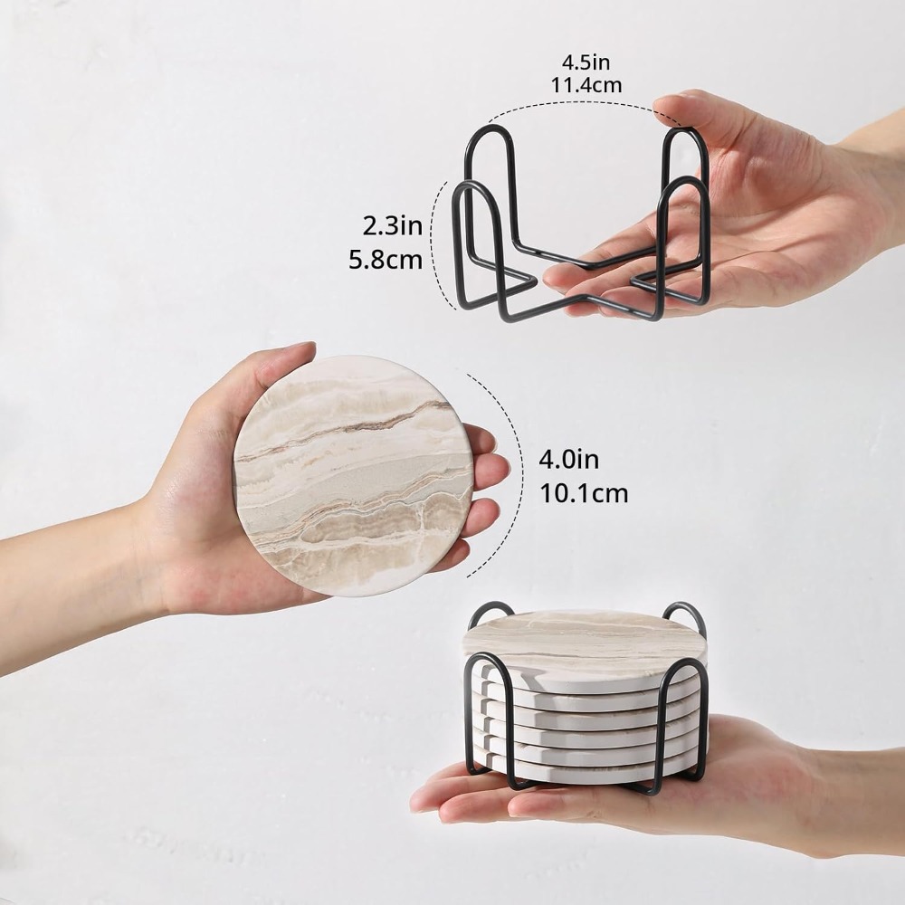 Zestaw 6 ceramicznych podkłade – Home Decor Free Images recenzja i cena