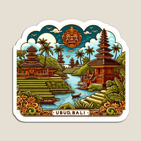 Magnes na lodówkę Ubud Bali Ko – Home Decor Ubud recenzja i cena