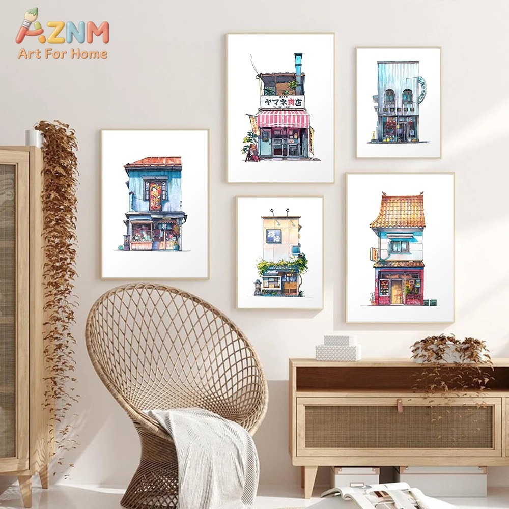 AZNM Japoński Sklep Akwarelowy – Home Decor Tokyo recenzja i cena