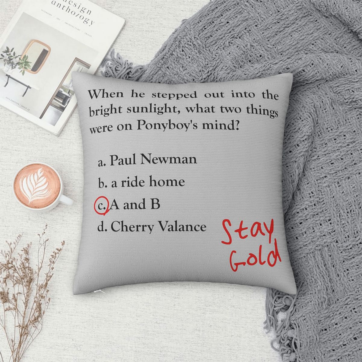 Poszewka na poduszkę Outsiders – Home Decor Quiz recenzja i cena