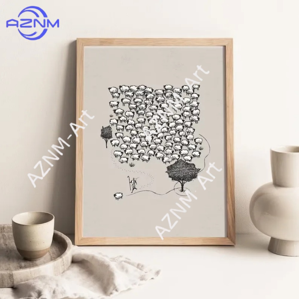 Jezus opuszcza 99 pastników, c – Home Decor Jesus recenzja i cena
