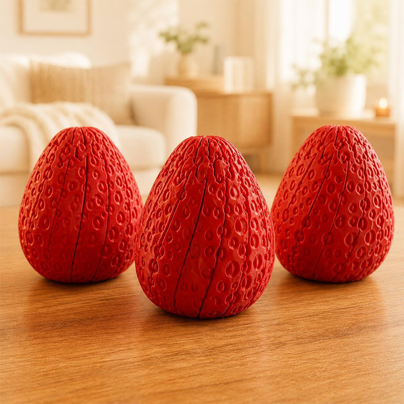 Skręcana Truskawkowa Jajko 3D  – Home Decor Modern Organic recenzja i cena