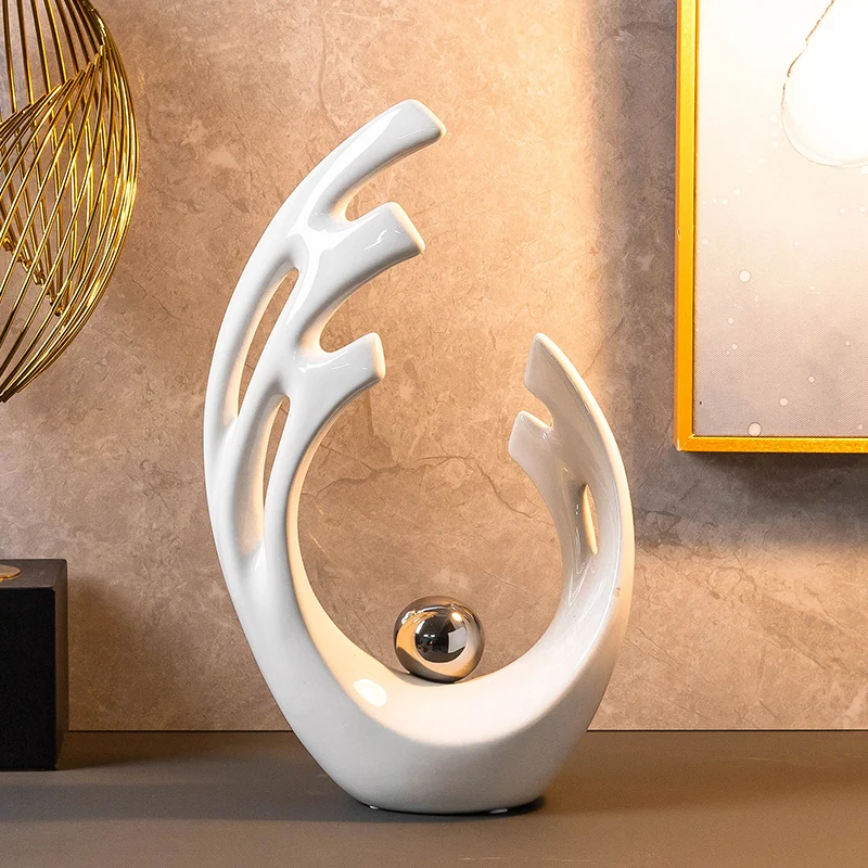 Proste białe ceramiczne ozdobn – Home Decor Modern Organic recenzja i cena