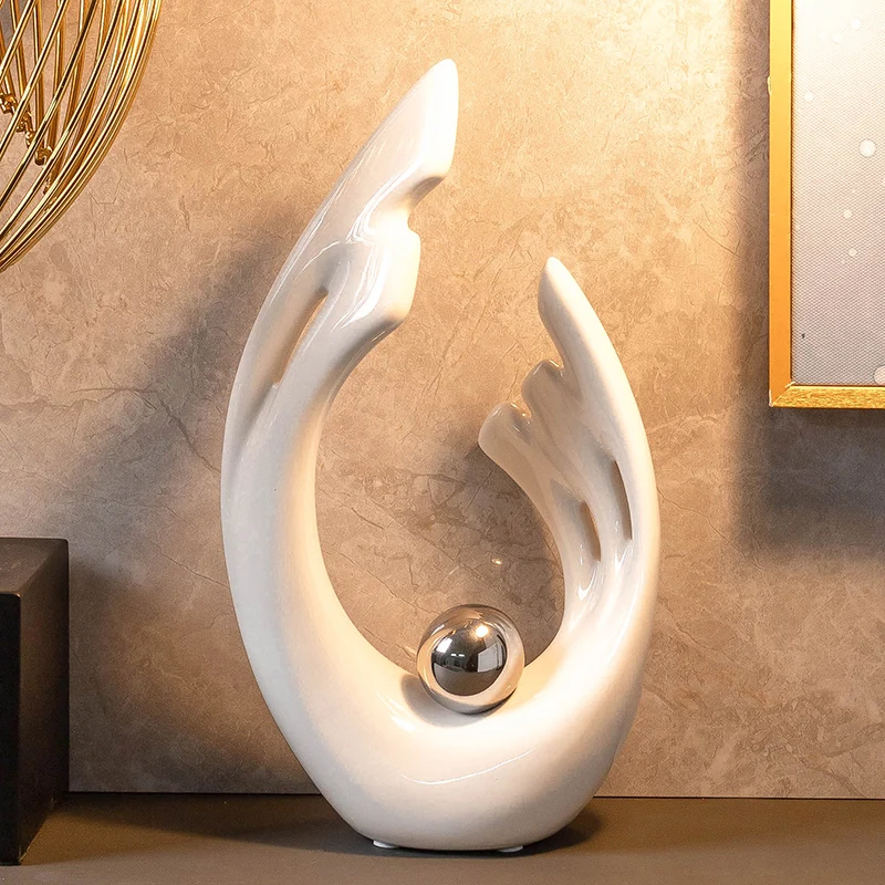 Proste białe ceramiczne ozdobn – Home Decor Modern Organic recenzja i cena