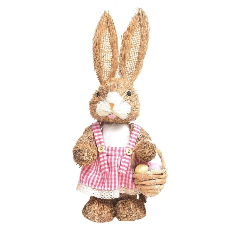 Słomiany królik Bunny Dekoracj – Home Decor Modern Organic recenzja i cena