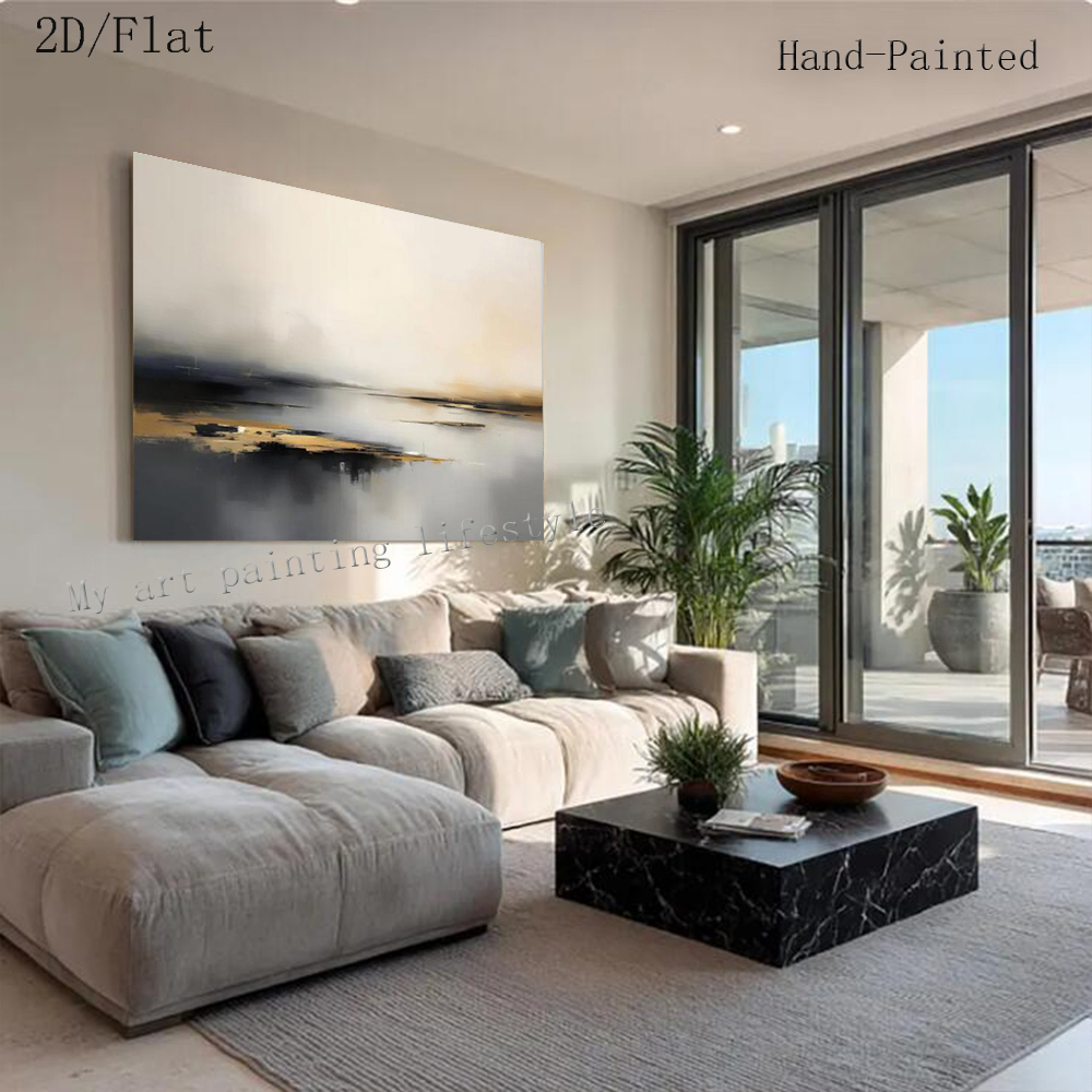 Duży abstrakcyjny obraz olejny – Home Decor Free Images recenzja i cena