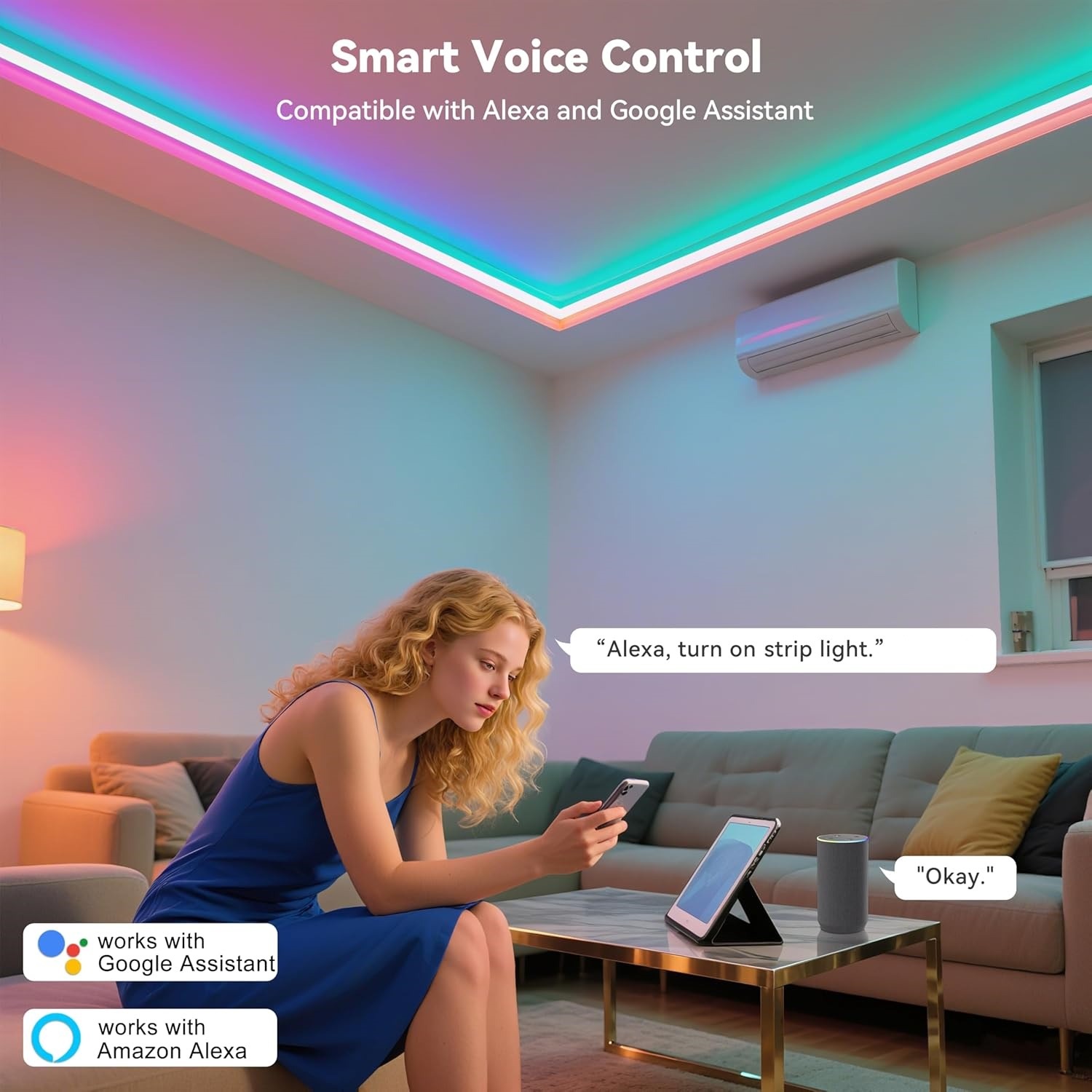 Taśma LED RGB 10M 20M 30M, lam – Home Decor App Free recenzja i cena