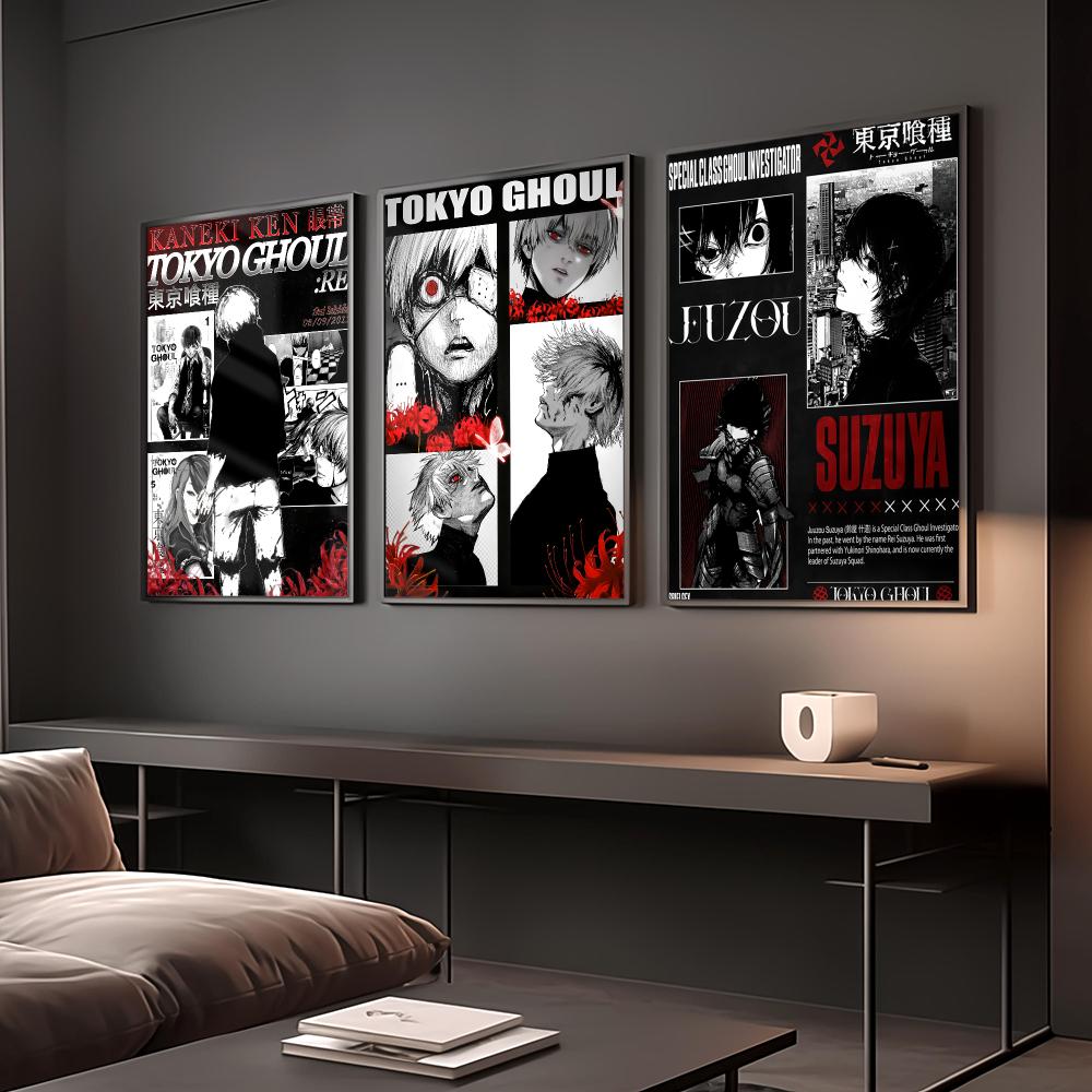 Anime T-tokyo Ghoul Plakat Vin – Home Decor Tokyo recenzja i cena