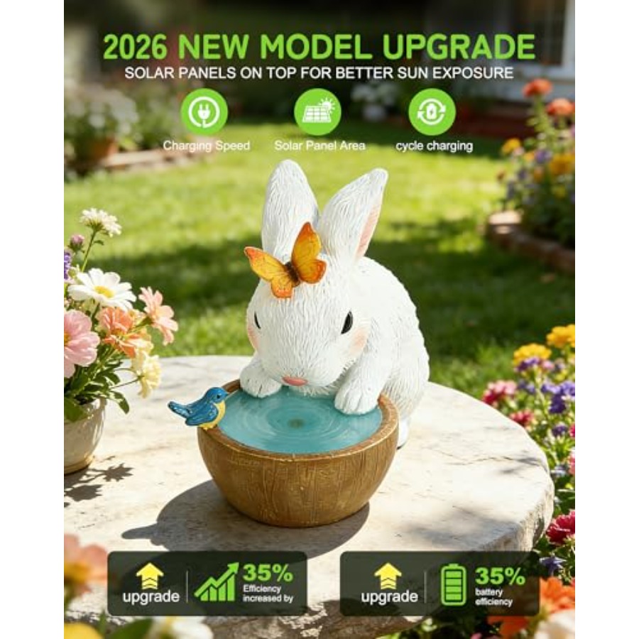 Solarna Statuetka Królika do O – Home Decor Garden recenzja i cena
