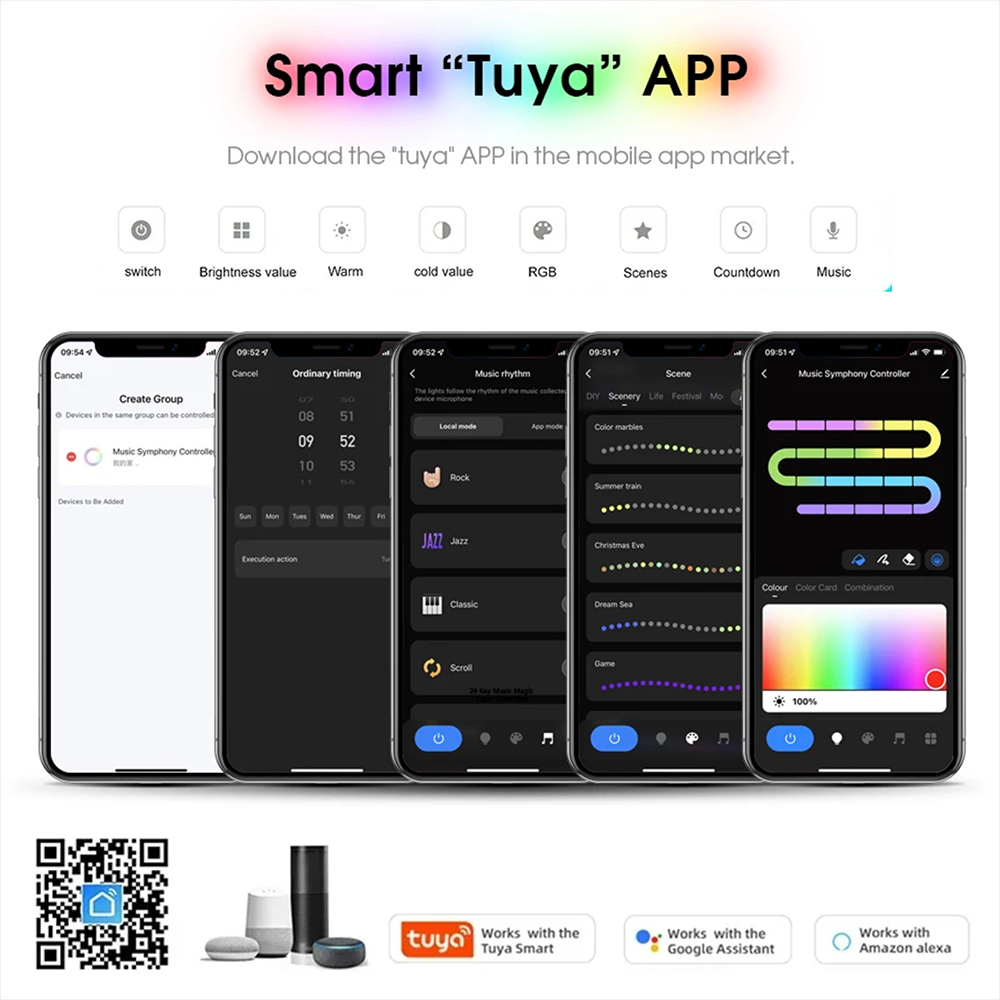 Taśma LED Tuya WiFi WS2811 RGB – Home Decor App Free recenzja i cena