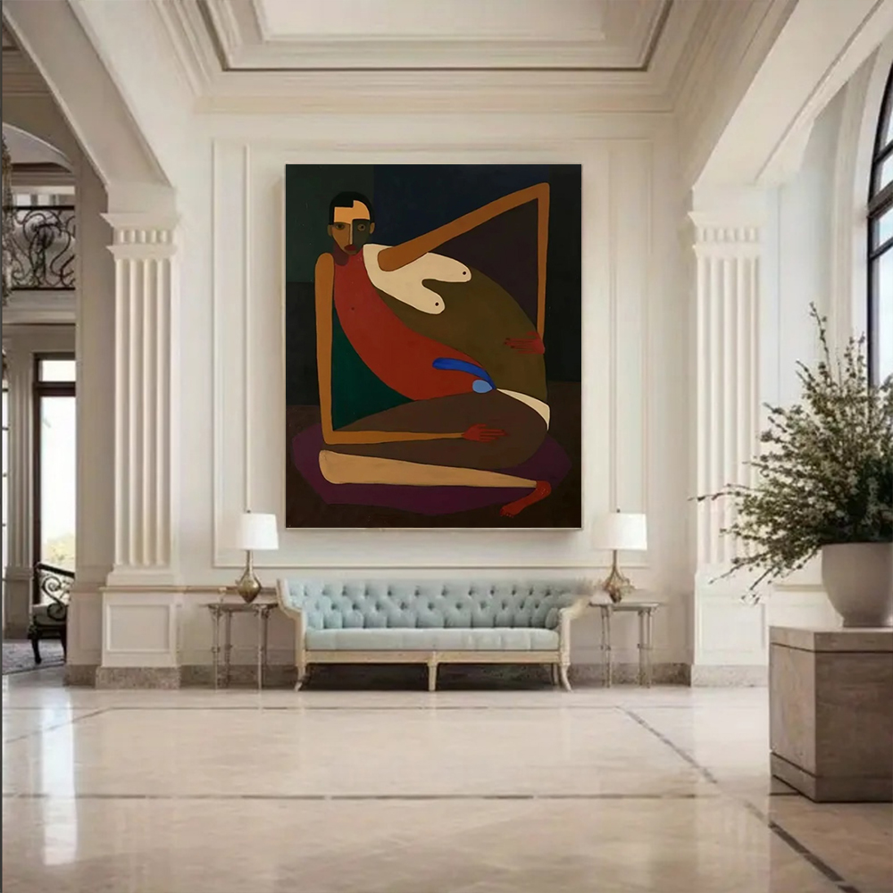 Ręcznie Malowany Abstrakcyjny  – Home Decor Free Images recenzja i cena