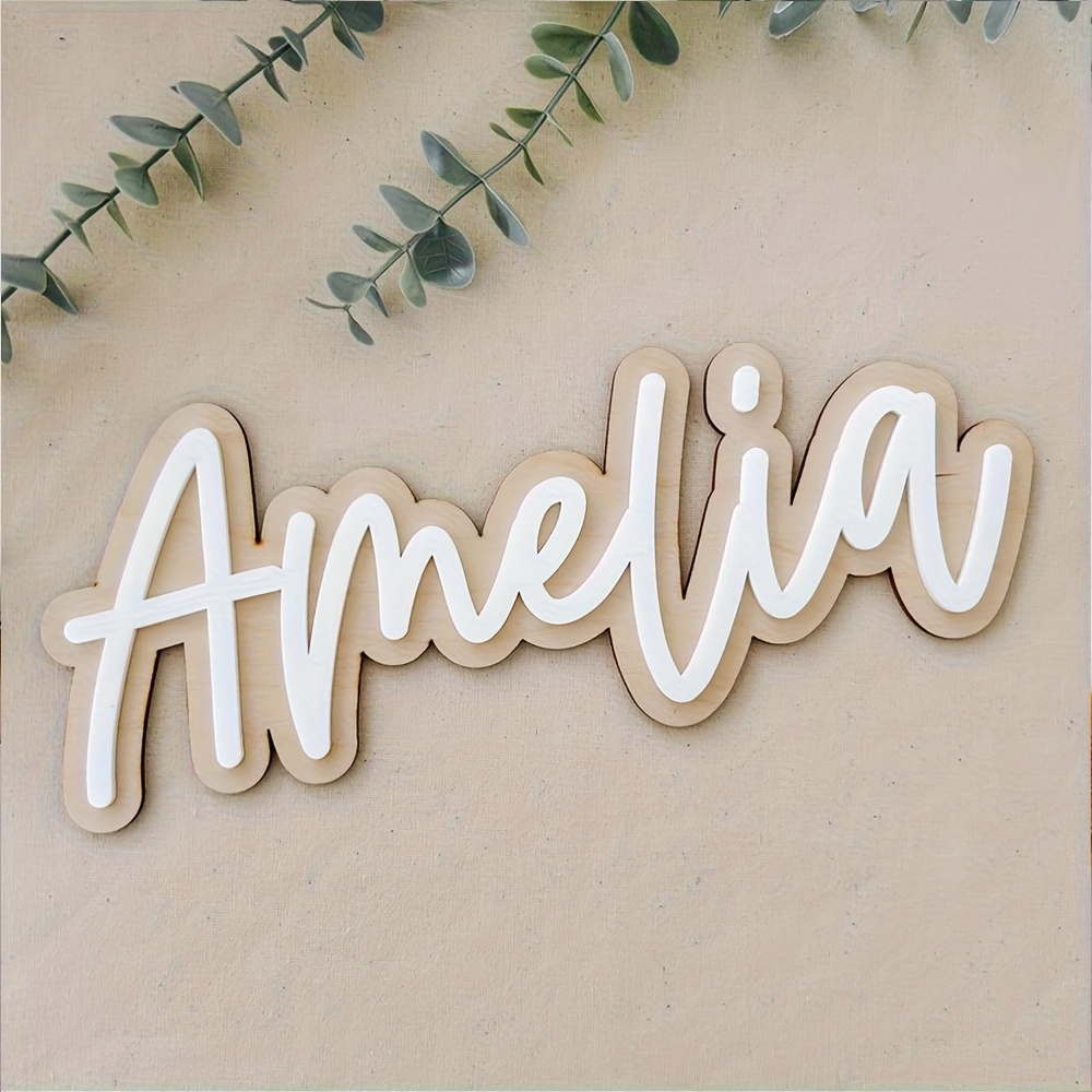 Personalizowana, dwuwarstwowa  – Home Decor Names recenzja i cena