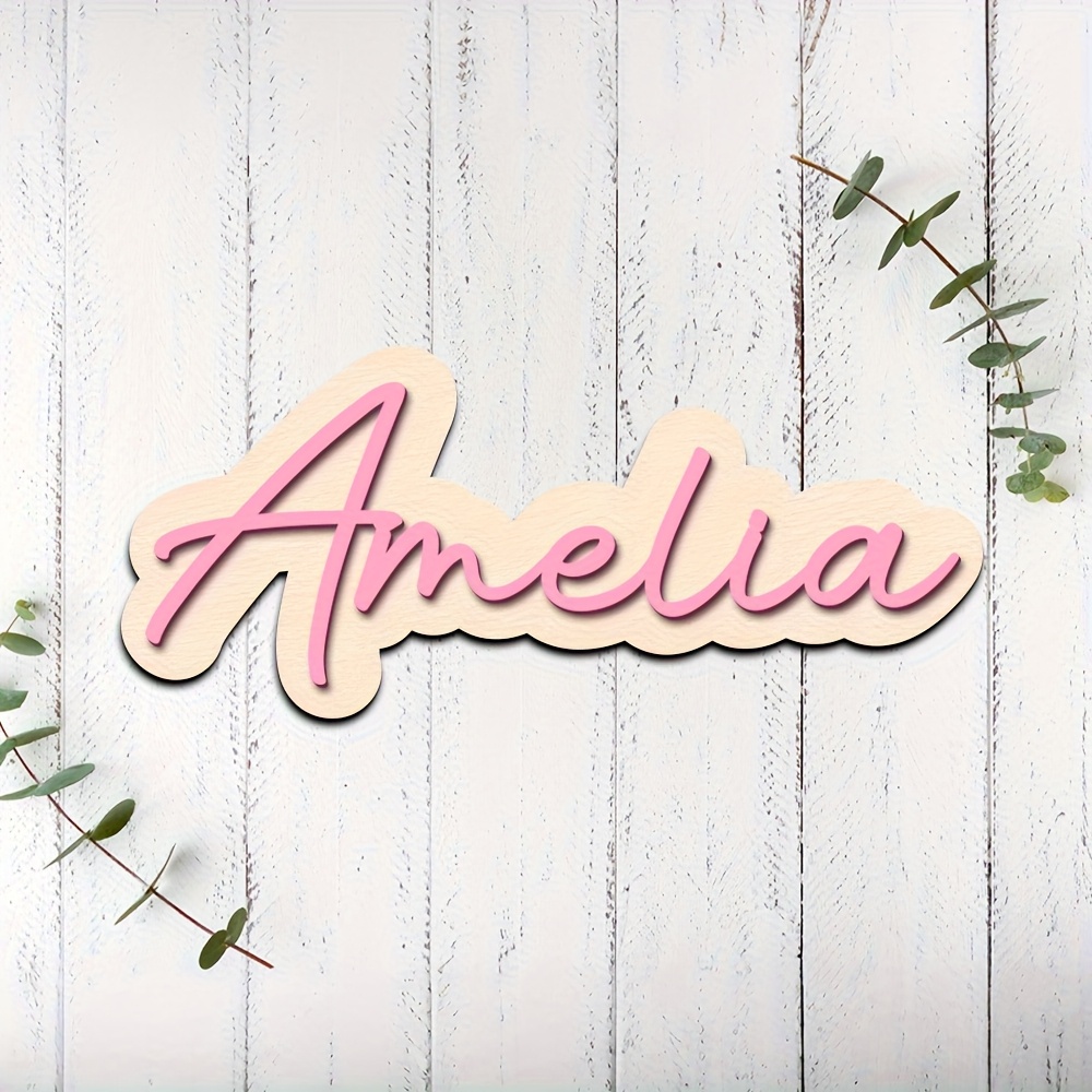 Personalizowana, dwuwarstwowa  – Home Decor Names recenzja i cena