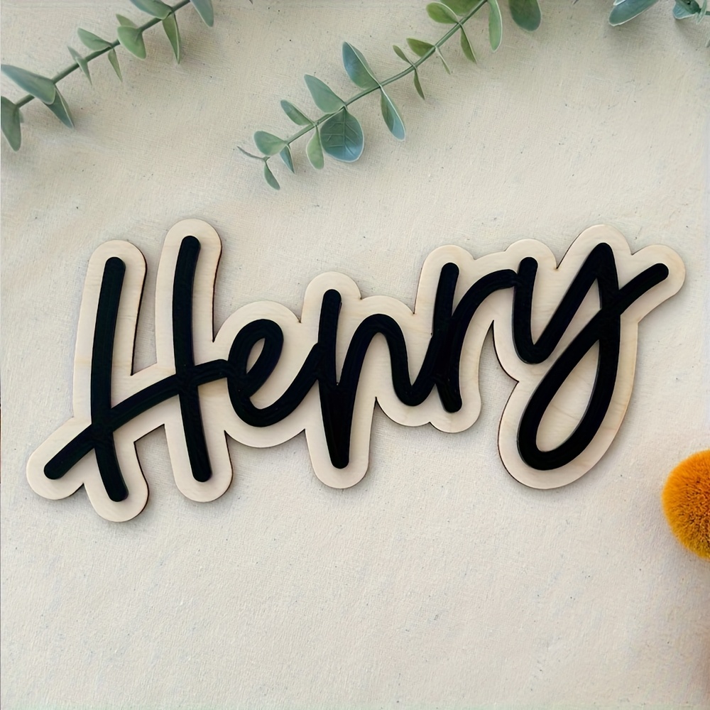 Personalizowana, dwuwarstwowa  – Home Decor Names recenzja i cena