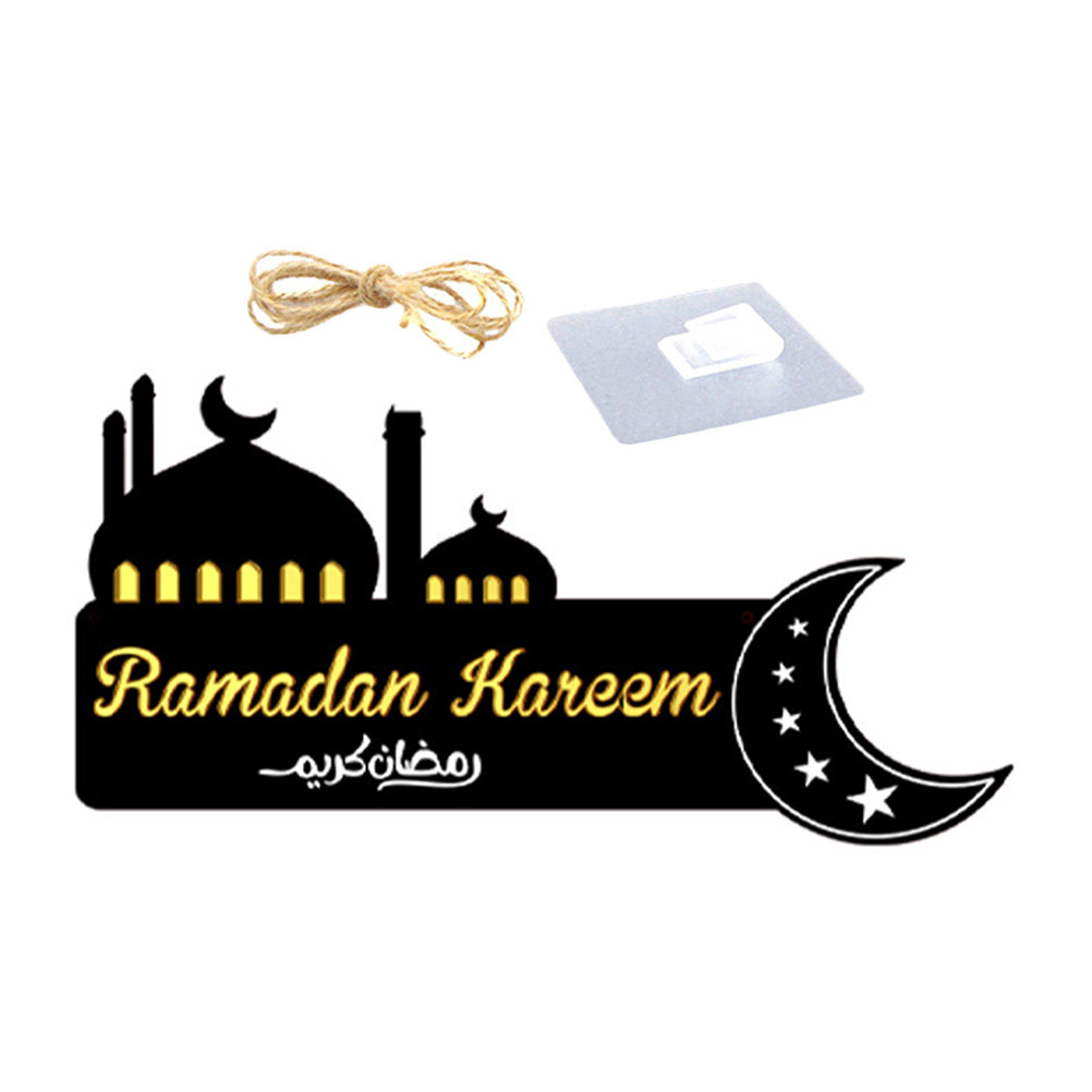 Drewniana zawieszka Eid Ramada – Home Decor Ramadan recenzja i cena
