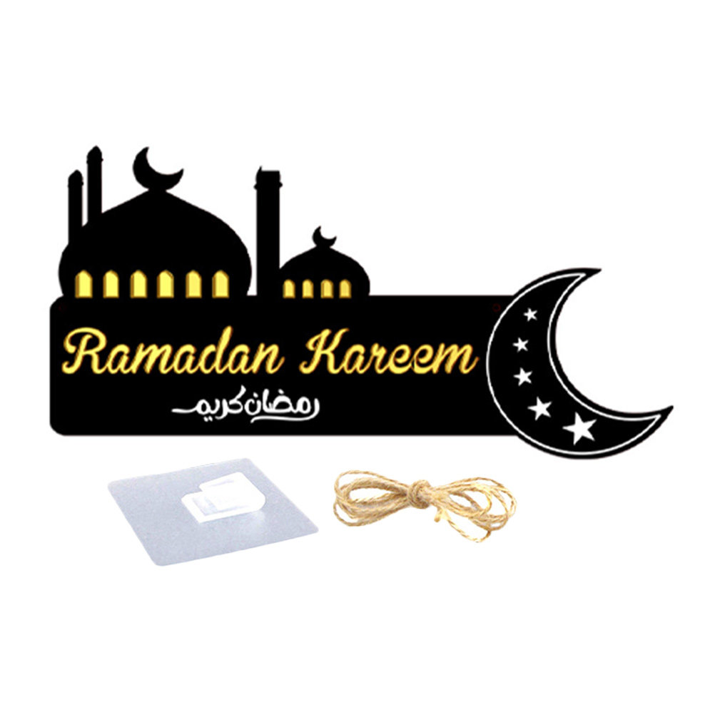 Drewniana zawieszka Eid Ramada – Home Decor Ramadan recenzja i cena