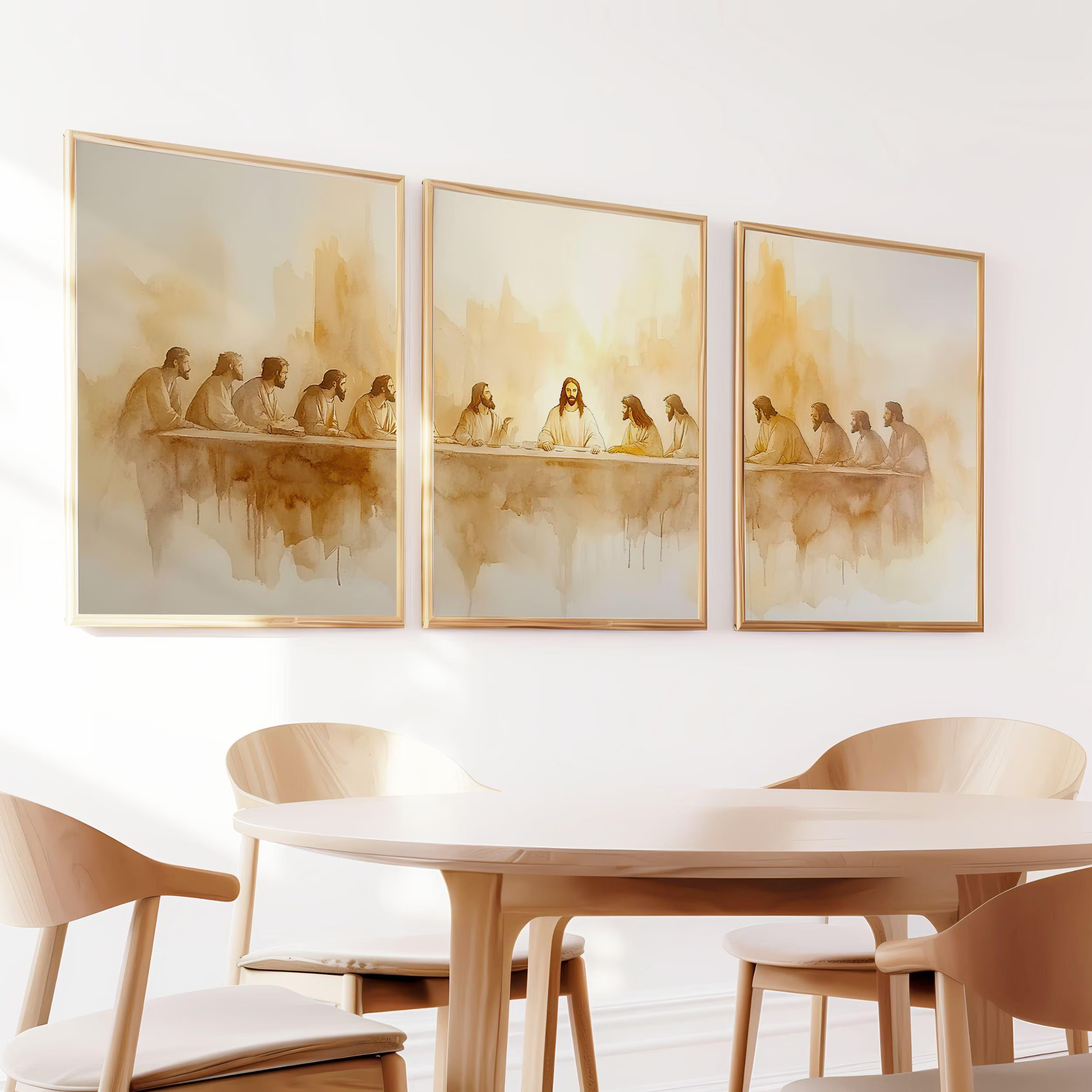 3 szt./zestaw Plakat na ścianę – Home Decor Jesus recenzja i cena