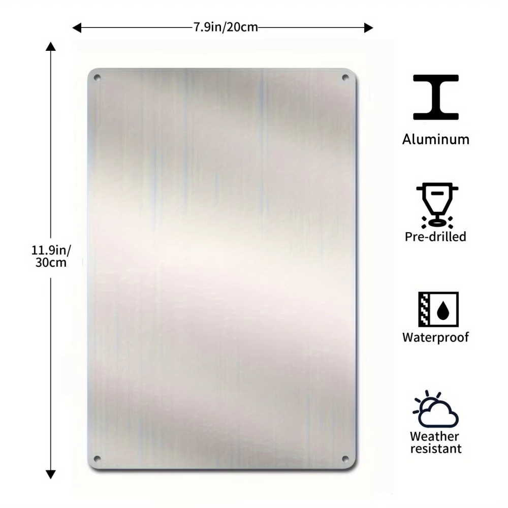 Spersonalizowany aluminiowy sz – Home Decor Garden recenzja i cena