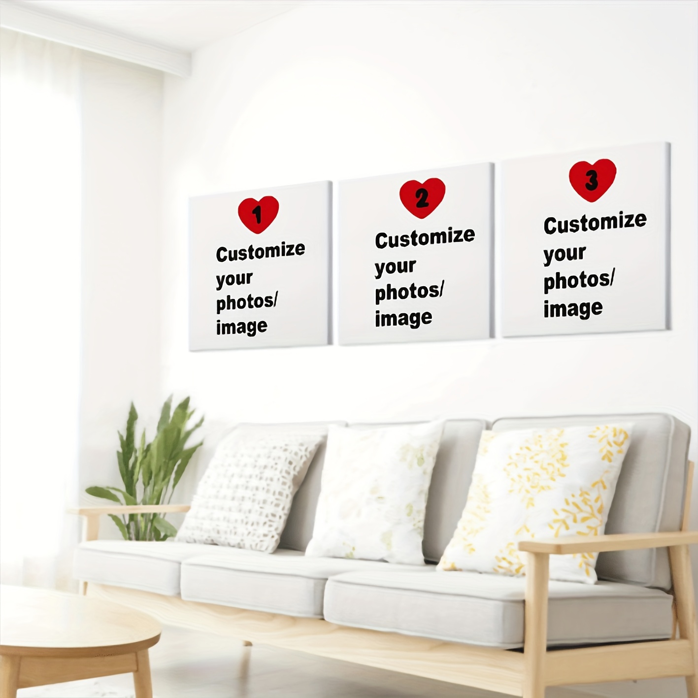 3 szt./zestaw Personalizowane  – Home Decor Canvas recenzja i cena