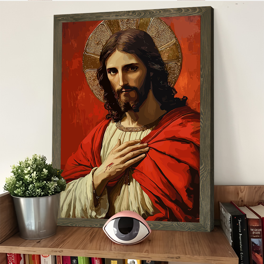 Portret Jezusa Chrystusa z aur – Home Decor Jesus recenzja i cena