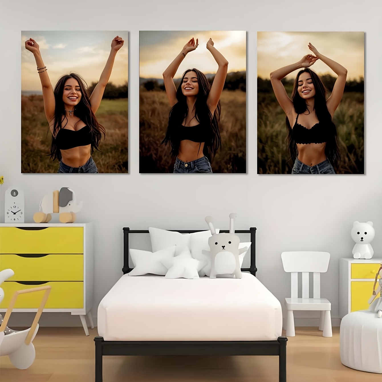 Spersonalizuj dowolne 3 zdjęci – Home Decor Canvas recenzja i cena