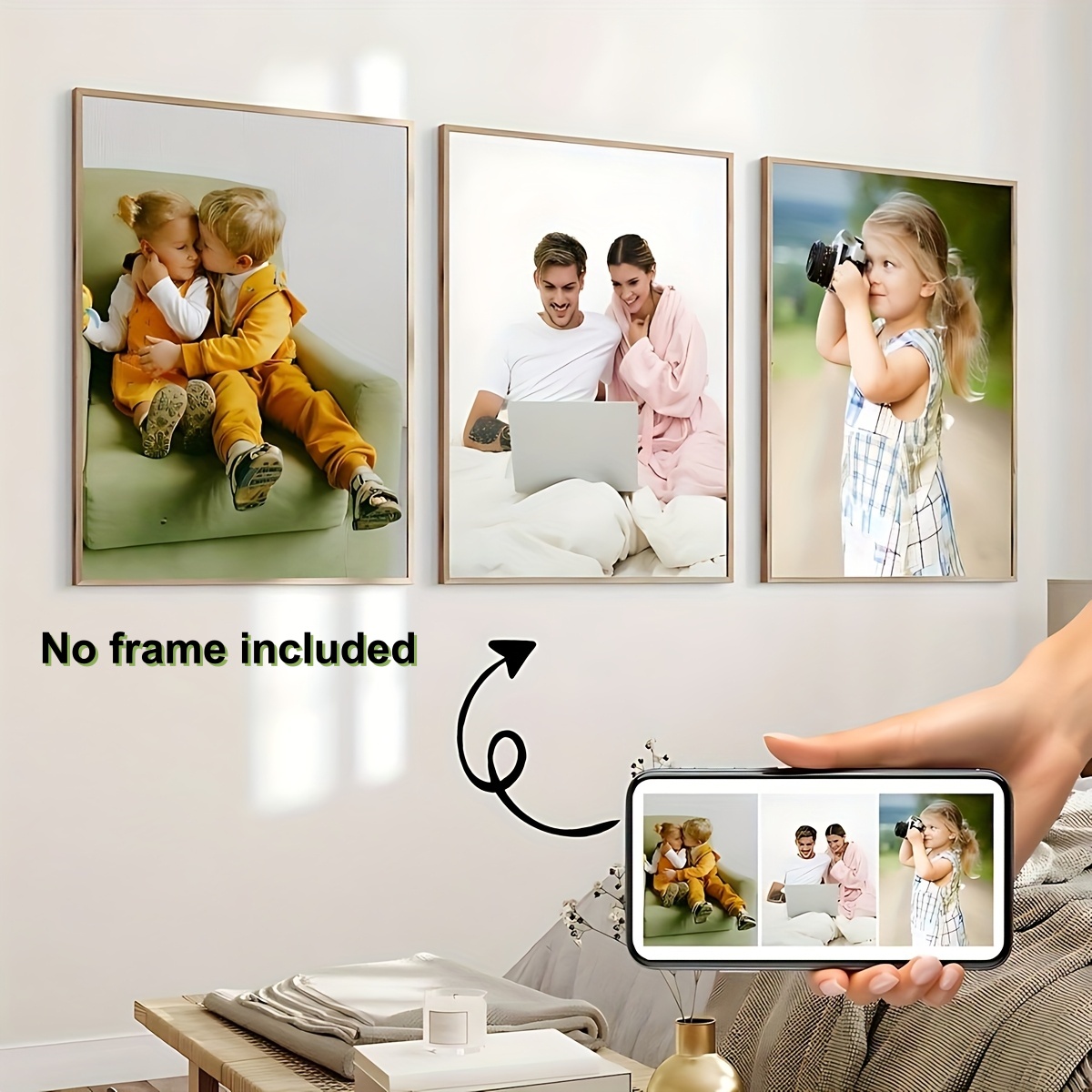 Spersonalizuj dowolne 3 zdjęci – Home Decor Canvas recenzja i cena