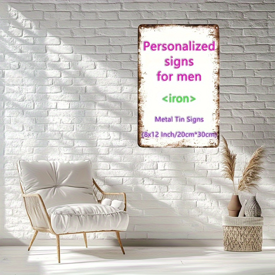 1 szt. Metalowe tabliczki w st – Home Decor Free Images recenzja i cena
