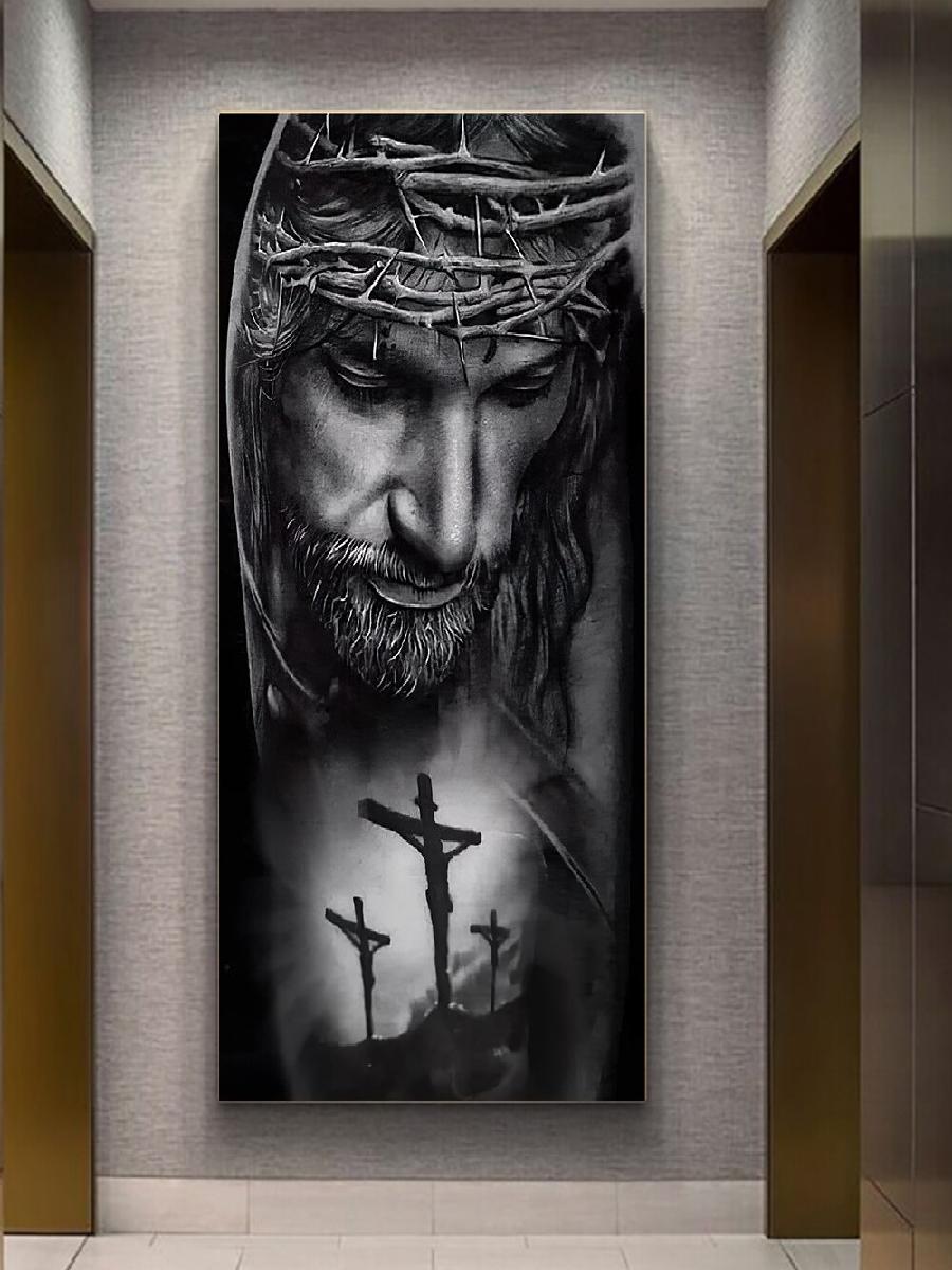 Obraz na płótnie z Jezusem z K – Home Decor Jesus recenzja i cena