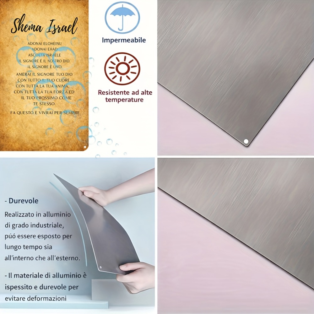 CIFBUY Aluminiowa Tabliczka z  – Home Decor Room recenzja i cena