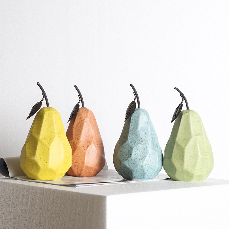 Nordic Sculpture Ceramic Apple – Home Decor Modern Organic recenzja i cena